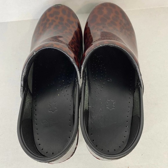 Dansko Tortoise Patent Clogs - Picture 8 of 9